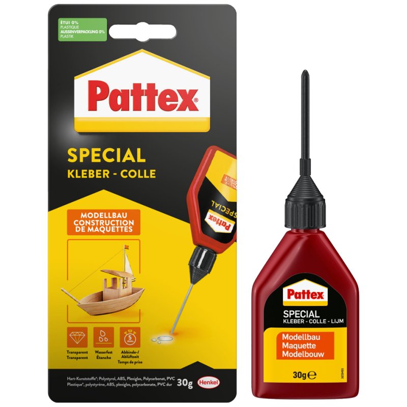 Pattex special model-making adhesive, waterproof, 30 g bottle