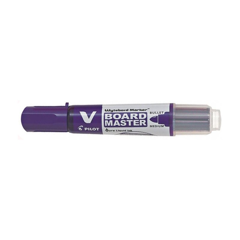 PILOT marqueur de tableau blanc V Board Master, rechargeable, bleu, rond 6,0 mm