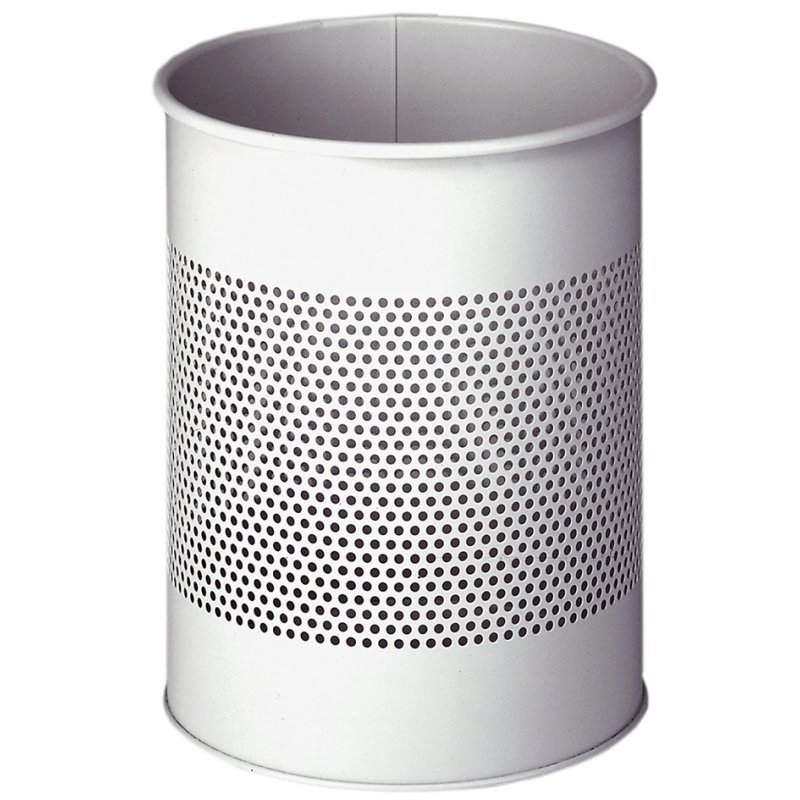 DURABLE poubelle métal rond, anthracite, 15 litres