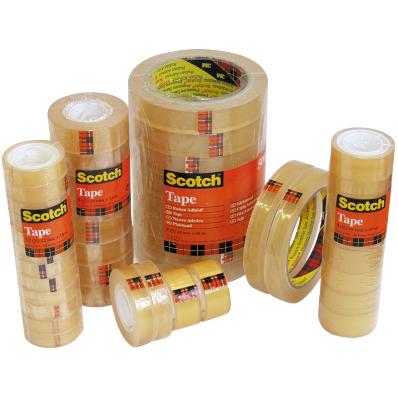 Scotch ruban adhésif 508 transparent, 15 mm × 66 m, 10 rouleaux
