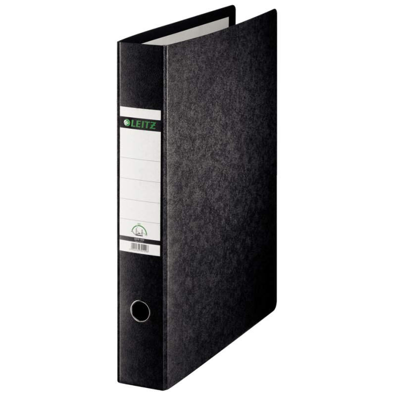 LEITZ classeur carton A5 horizontal, noir, 77 mm