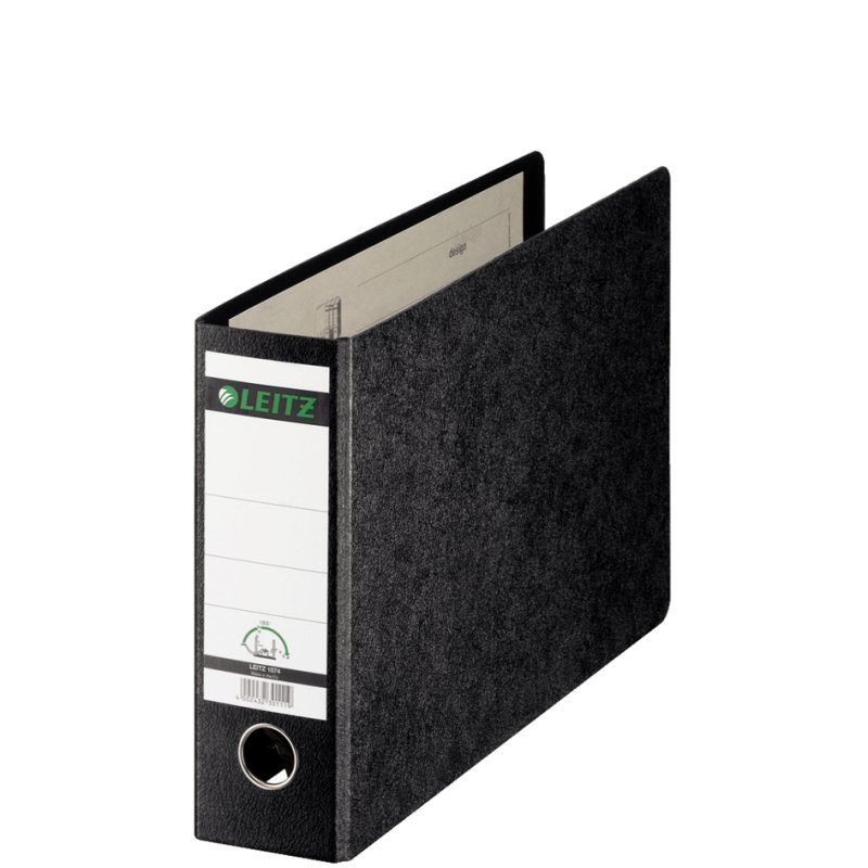 LEITZ classeur carton A5 horizontal, noir, 77 mm
