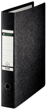 LEITZ ringmap A6 dwars, hartkarton, zwart, 75 mm
