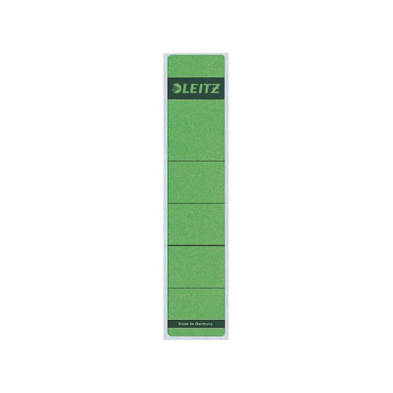 LEITZ étiquettes de dos pour classeur, 39×192 mm, vert, 10 pièces
