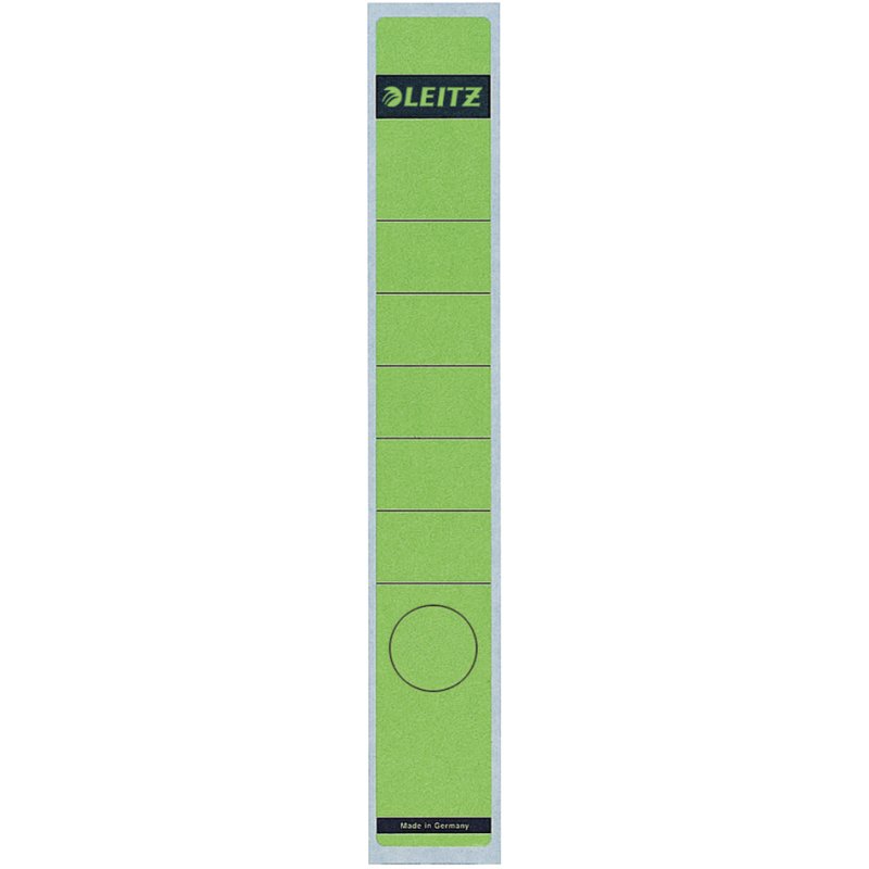 LEITZ étiquettes de dos pour classeur, 39×285 mm, blanc, 10 pièces