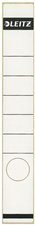 LEITZ ordnerrug etiketten, 39×285 mm, blauw, 10 stuks