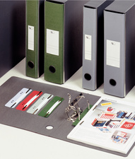 LEITZ heftstrips, 35×158 mm, blauw, 25 stuks