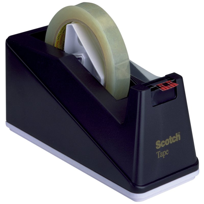 Scotch Tape Dispenser C10, unloaded, black, up to 25 mm