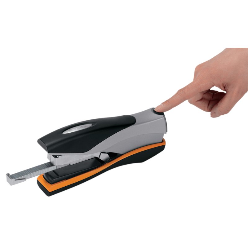 Rexel agrafeuse Optima 40, noir/argent/orange, 40 feuilles, profondeur d'insertion 70 mm