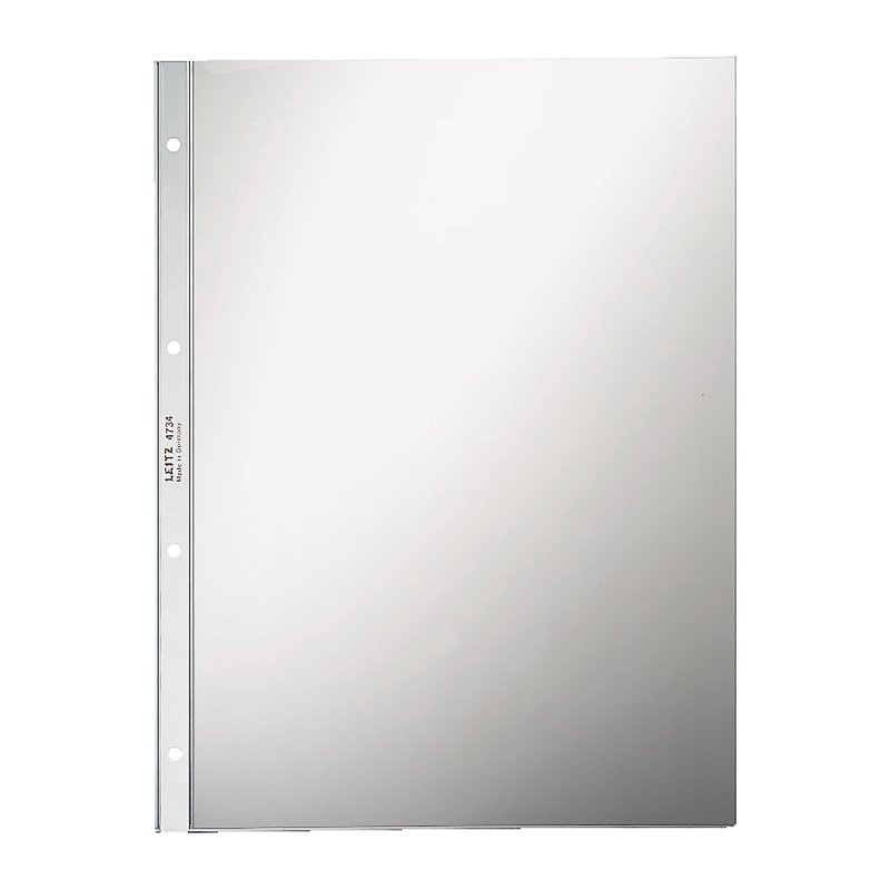 Presentation sleeves Super Premium A4, PVC crystal clear, 0.08 mm, 100 pieces