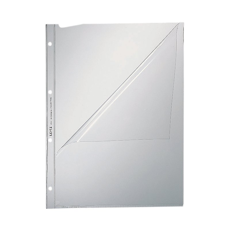 LEITZ presentatiemappen A4, PVC glashelder 0,08 mm, 100 stuks