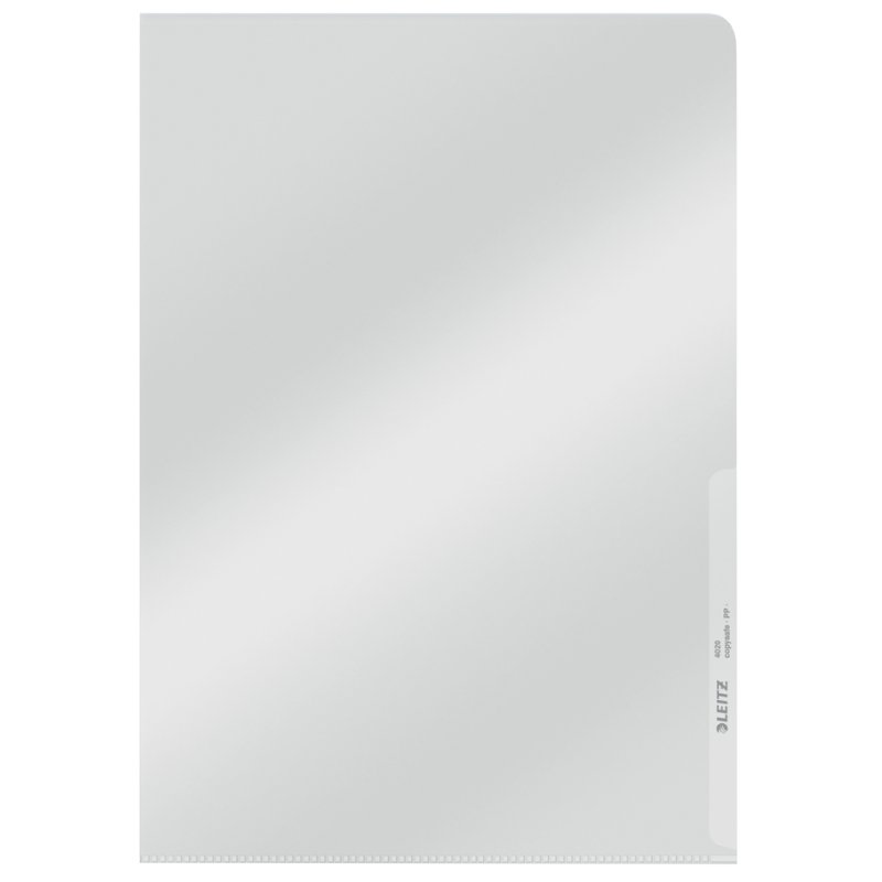 LEITZ pochettes de documents extra résistantes A4, PP structuré 0,17 mm, 100 pièces