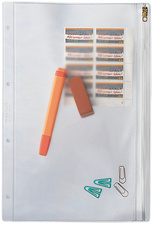 LEITZ ritssluitas A4, PVC gestructureerd, 0,20 mm