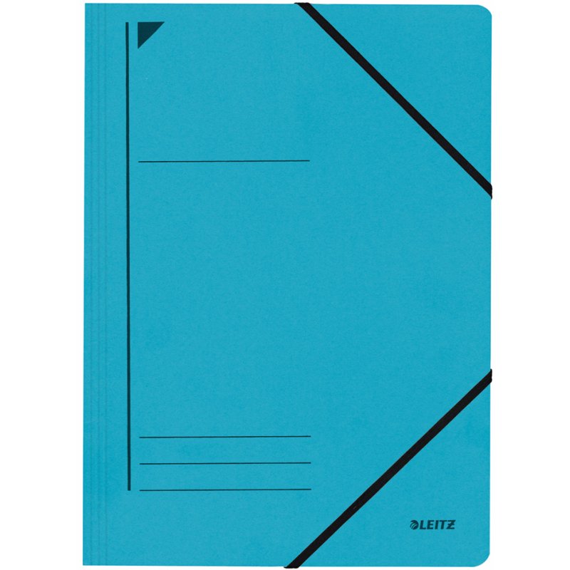 LEITZ hoekspannermap A4, karton 450 g/m², geel, 250 vel