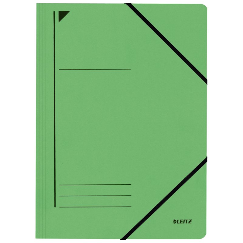LEITZ hoekspannermap A4, karton 450 g/m², geel, 250 vel