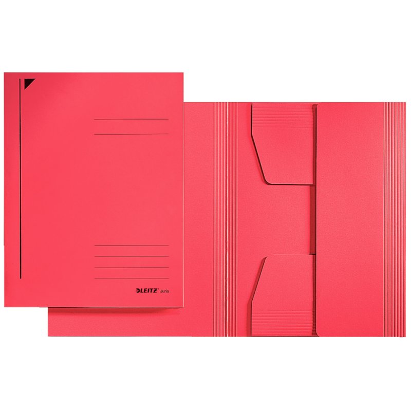 LEITZ chemise à documents A3, carton 320 g/m², rouge
