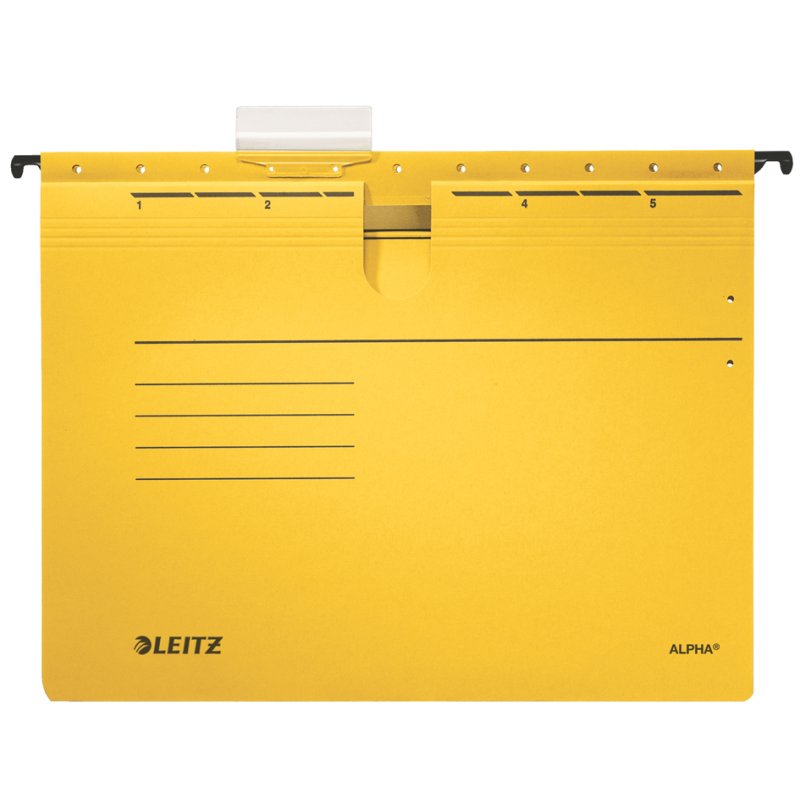 LEITZ dossiers suspendus A4, rouge, 25 pièces