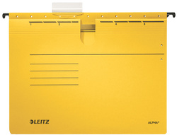 LEITZ ordner met dossierhaak A4, blauw, karton 225 g/m², 25 stuks