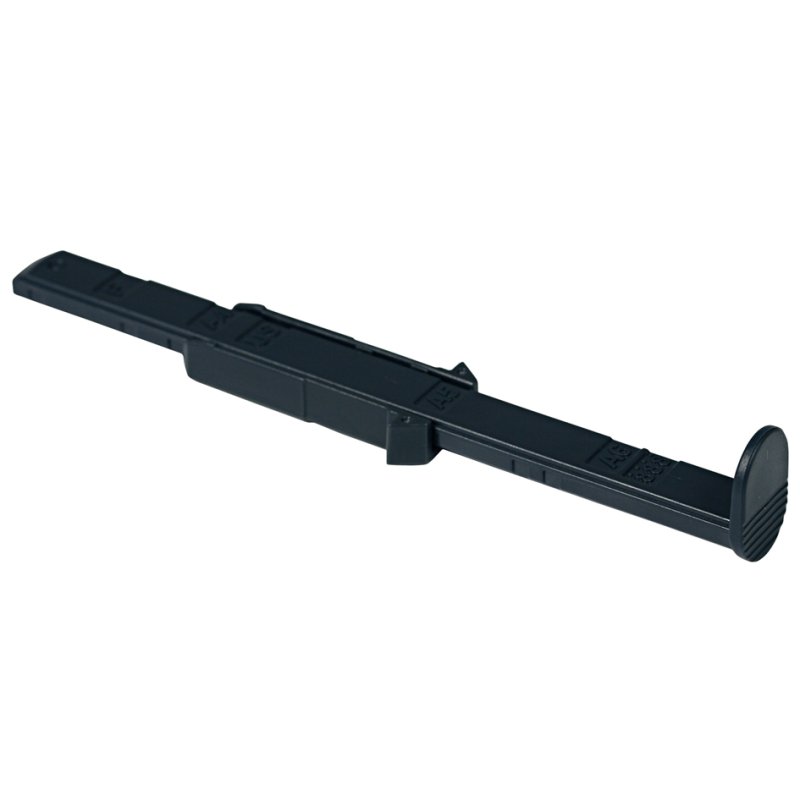 Leitz règle de guidage perforateurs 5008/5012/5022/5028/5132/5138, gris foncé