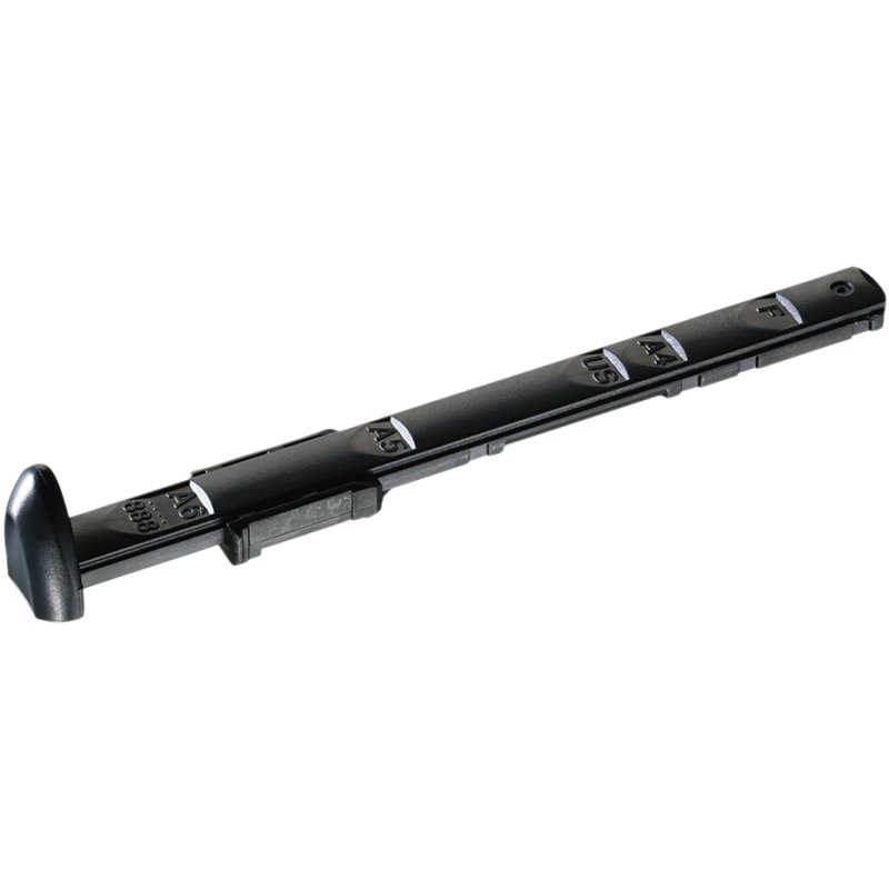 Leitz règle de guidage perforateurs 5008/5012/5022/5028/5132/5138, gris foncé