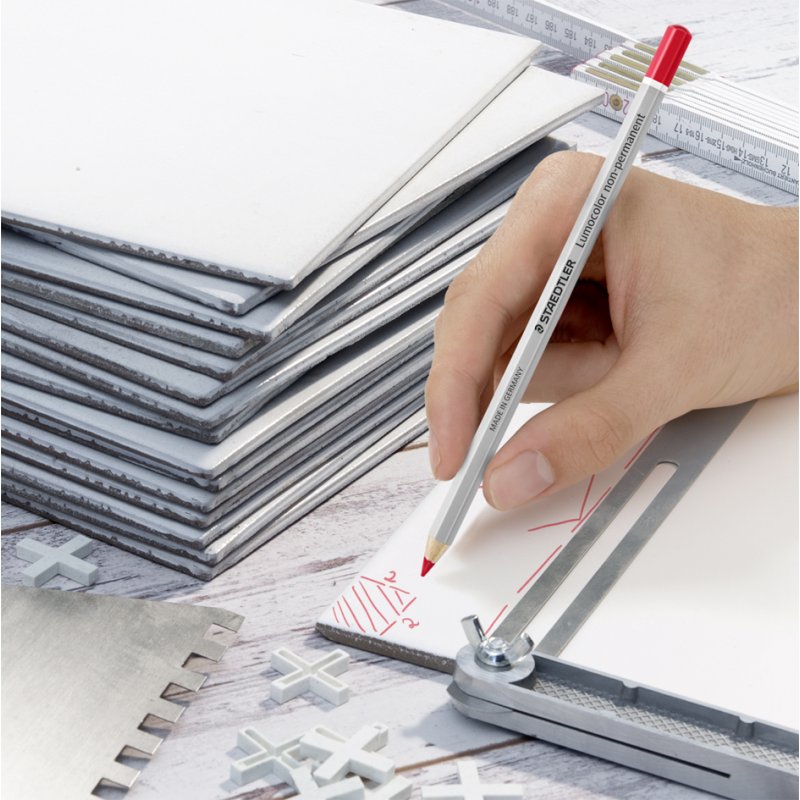 STAEDTLER Lumocolor marqueur effaçable à sec, noir, 3,5 mm