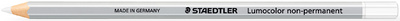 STAEDTLER droge stift 108-0, wit, wateroplosbaar, 3,5 mm