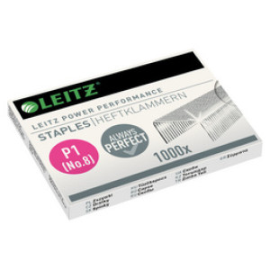 LEITZ nietjes 24/6, verzinkt, 1000 stuks