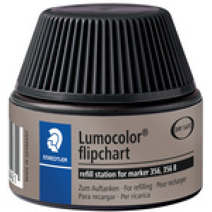 STAEDTLER Lumocolor navulstation 488 56, zwart, 30 ml