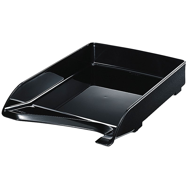 LEITZ corbeille à courrier Elegant, A4, polystyrène, noir