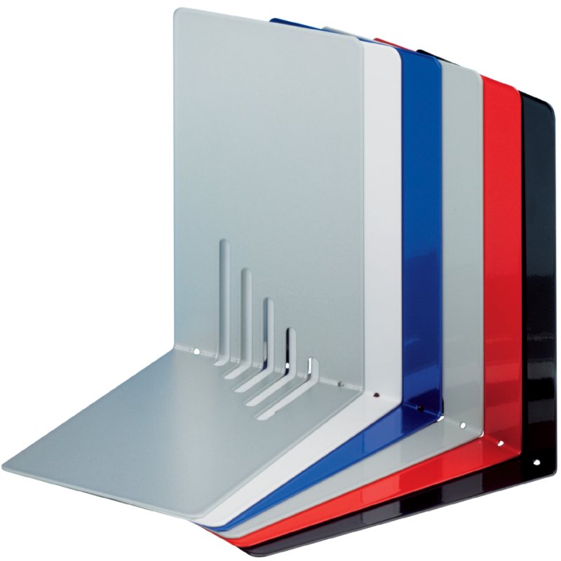 MAUL serre-livres avec protection de surface, noir, 120×140×140 mm, 2 pièces
