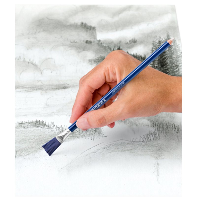 STAEDTLER Mars rasor eraser pen with brush, blue