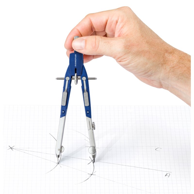 STAEDTLER compas Mars Comfort 552, réglage rapide, diamètre max 350 mm