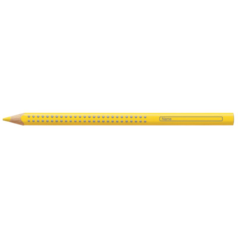 Faber-Castell Jumbo GRIP crayon de couleur, triangulaire, or, 5,3 mm