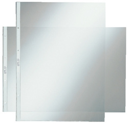 LEITZ documenthoezen A3 staand, PP gestructureerd 0,13 mm, 50 stuks