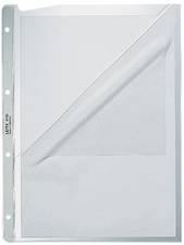 LEITZ documenthoezen A4, PP 0,09 mm, geperforeerd, 100 stuks