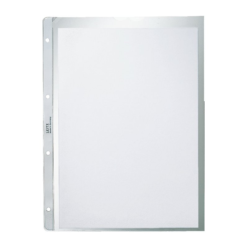 LEITZ pochettes documents A4, PP texturé, 0,13 mm, 100 pièces