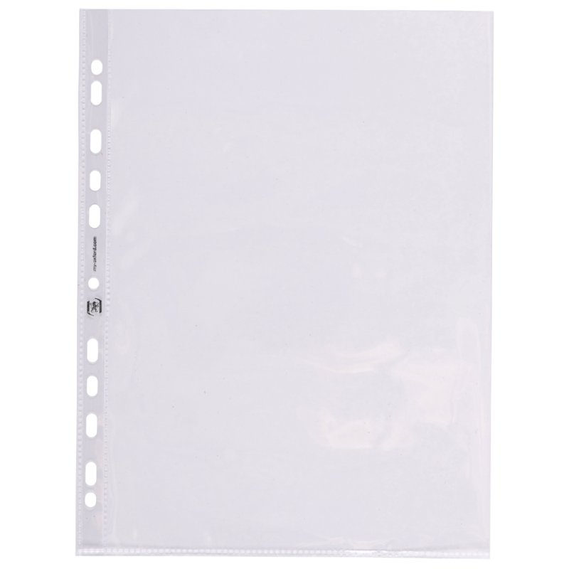 Oxford Premium A4 sleeves, transparent, 0.08 mm, 100 pieces