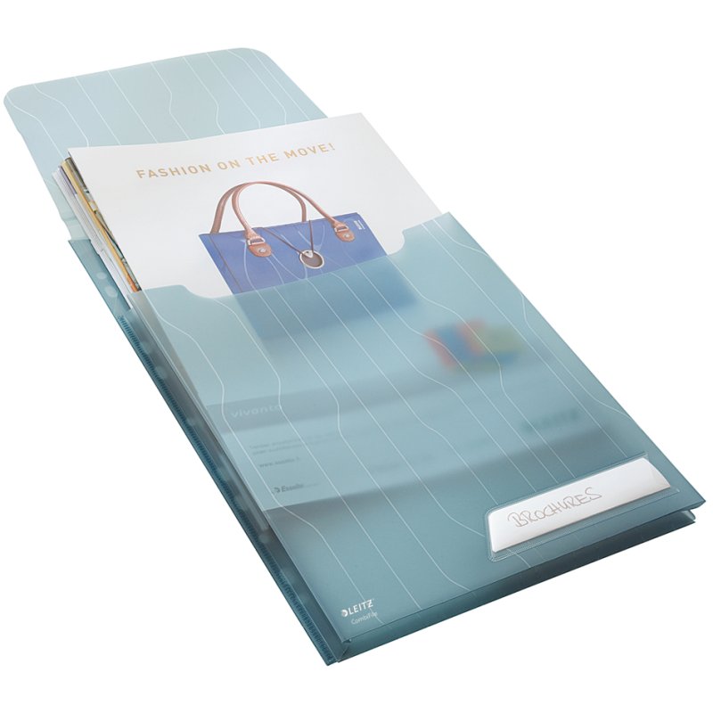 LEITZ CombiFile Maxi pochettes de documents A4, PP nervuré, 3 pièces
