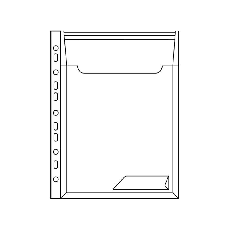 LEITZ CombiFile Maxi pochettes de documents A4, PP nervuré, 3 pièces