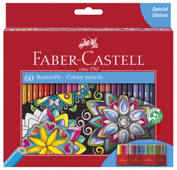 Faber-Castell kleurpotloden zeskantig, 24 stuks, kartonnen etui
