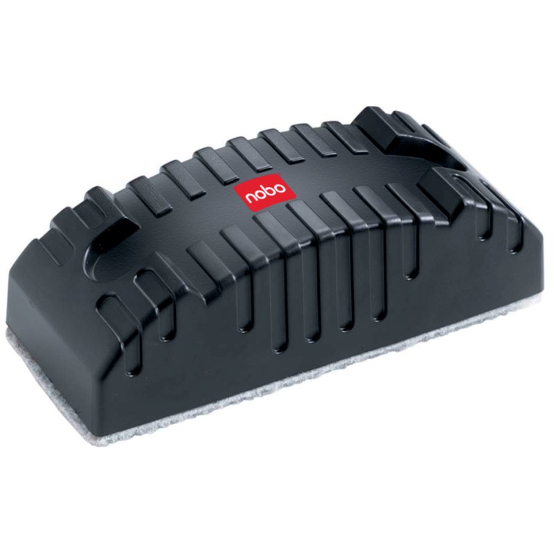 nobo gomme magnétique pour tableau blanc, noir, feutre gris