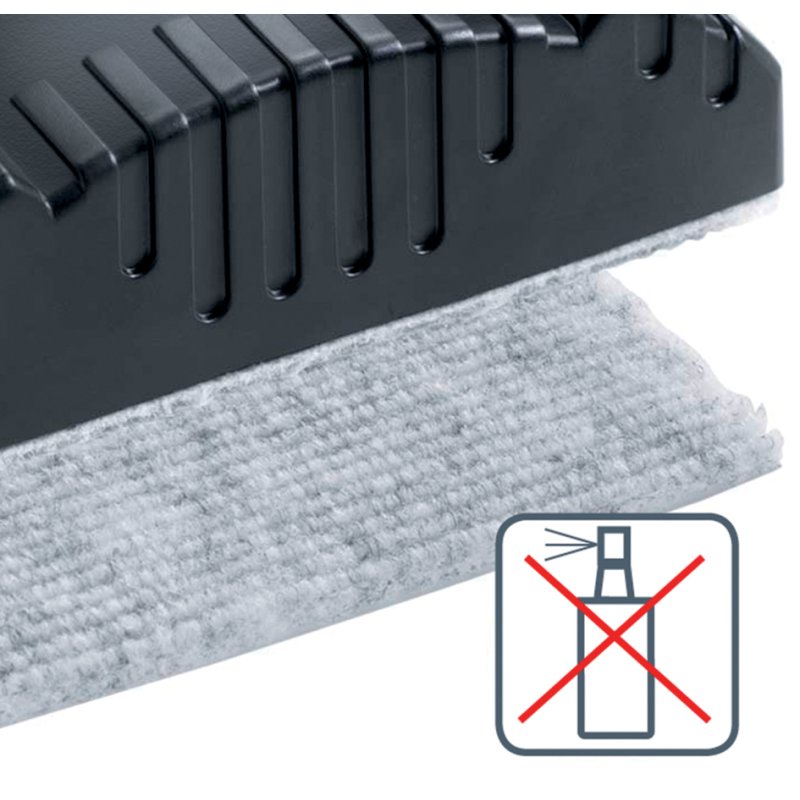 nobo gomme magnétique pour tableau blanc, noir, feutre gris