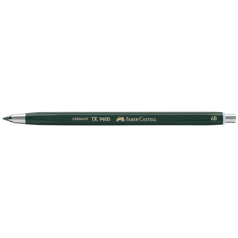 Faber-Castell TK 9400 porte-mine, degré de dureté 6B, 3,15 mm