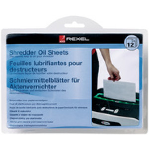 Rexel smeermiddelvellen voor papierversnipperaar, 12 stuks