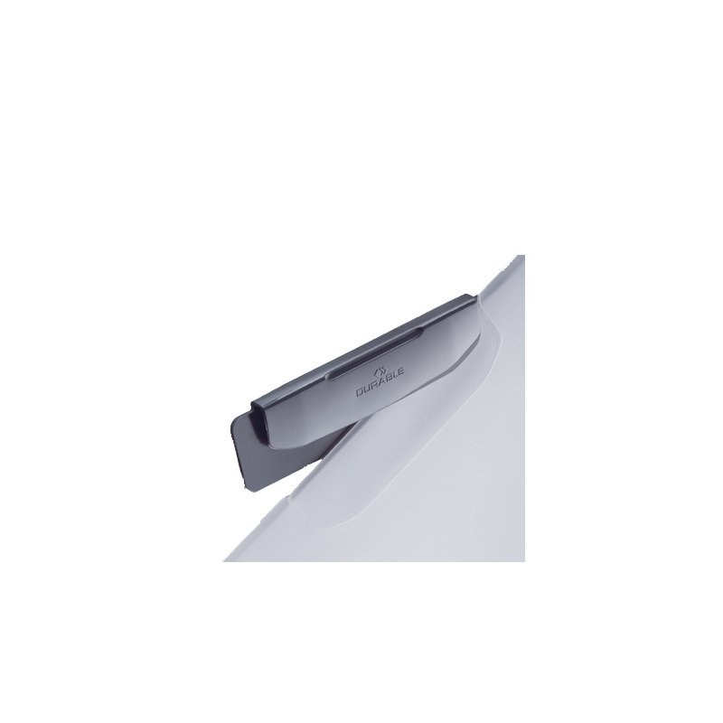 DURABLE pince-bloc DURASWING A4, transparent, pince pivotante latérale