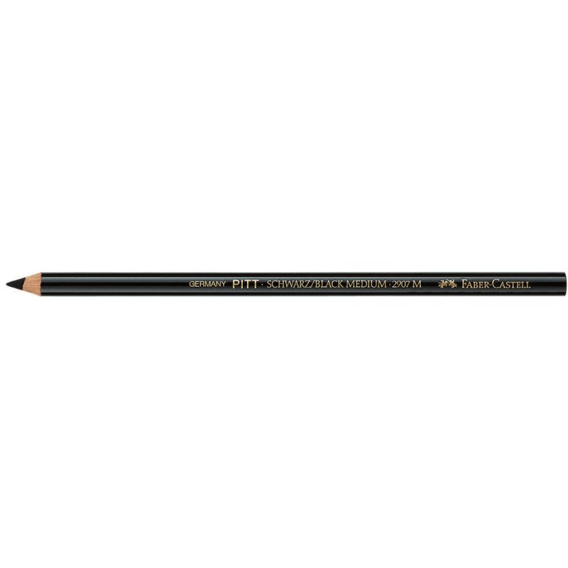 Faber-Castell tekenkooltje PITT Monochrome hard, zwart, 174 mm