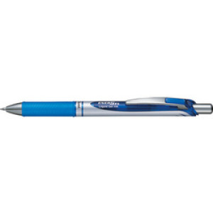 Pentel EnerGel gelroller, 0,7 mm, zwart, drukknop