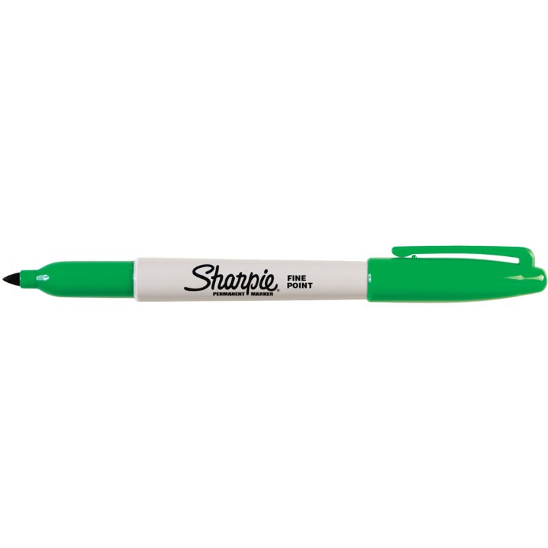 Sharpie marqueur permanent FINE, vert, pointe ronde, 1,0 mm