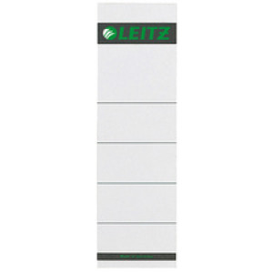 LEITZ rugetiketten voor ordners, 57×190 mm, grijs, 10 stuks