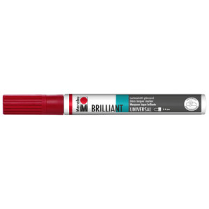 Marabu lakmarker Brilliant Painter, wit, 2-4 mm